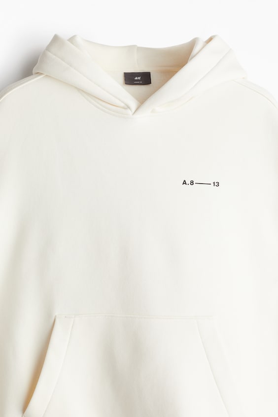 HM Bedruckter Hoodie In Oversized Fit