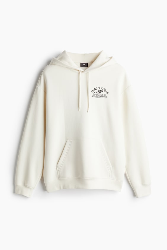 HM Bedruckter Hoodie In Oversized Fit