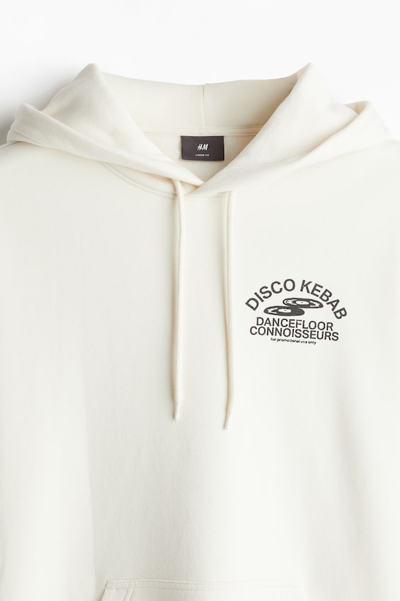HM Bedruckter Hoodie In Oversized Fit
