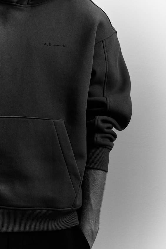 HM Bedruckter Hoodie in Oversized Fit