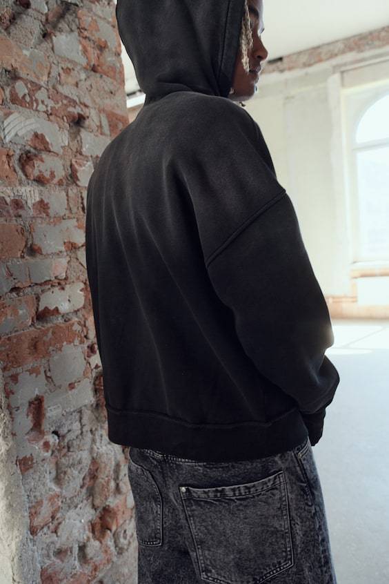 HM Bedruckter Hoodie In Oversized Fit