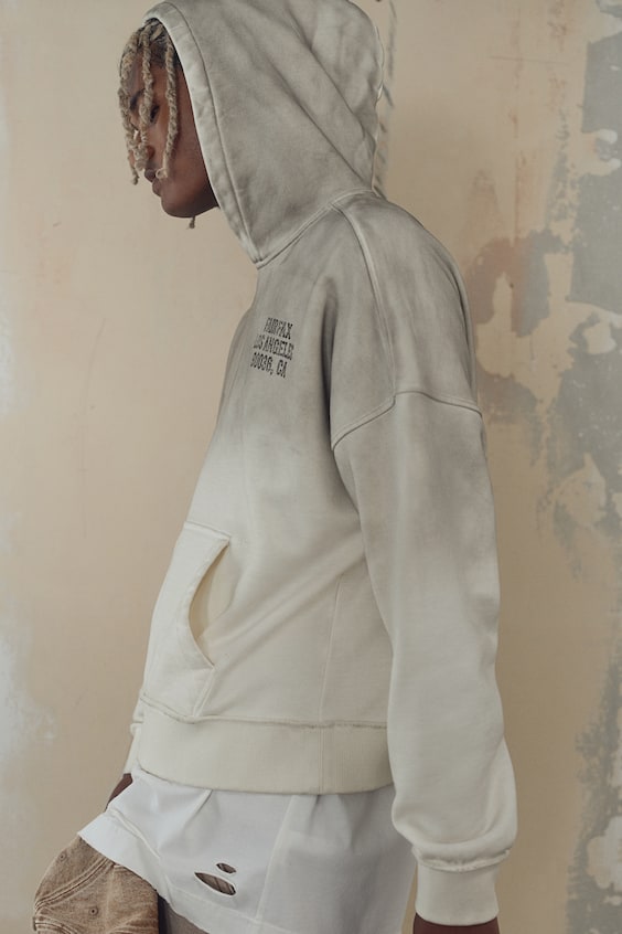 HM Bedruckter Hoodie In Oversized Fit