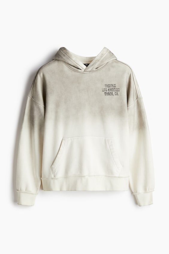 HM Bedruckter Hoodie In Oversized Fit