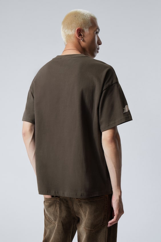 HM Bedrucktes Kastiges T-Shirt