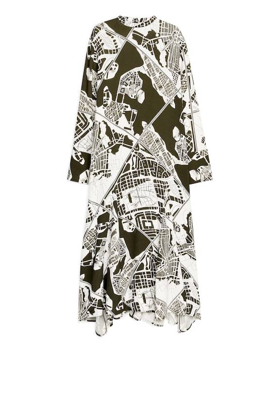 HM Bedrucktes Maxikleid