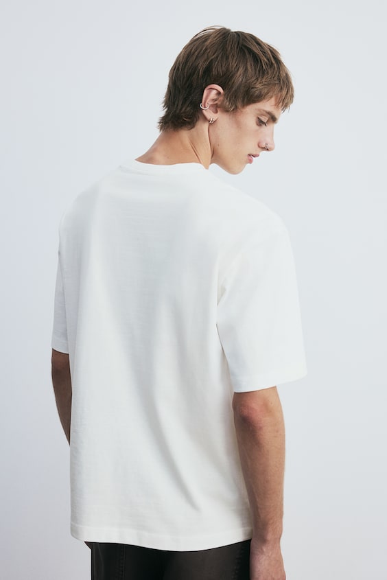 HM Bedrucktes T-Shirt In Loose Fit