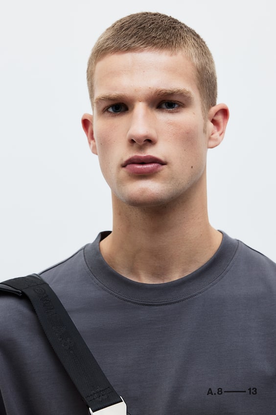 HM Bedrucktes T-Shirt In Loose Fit