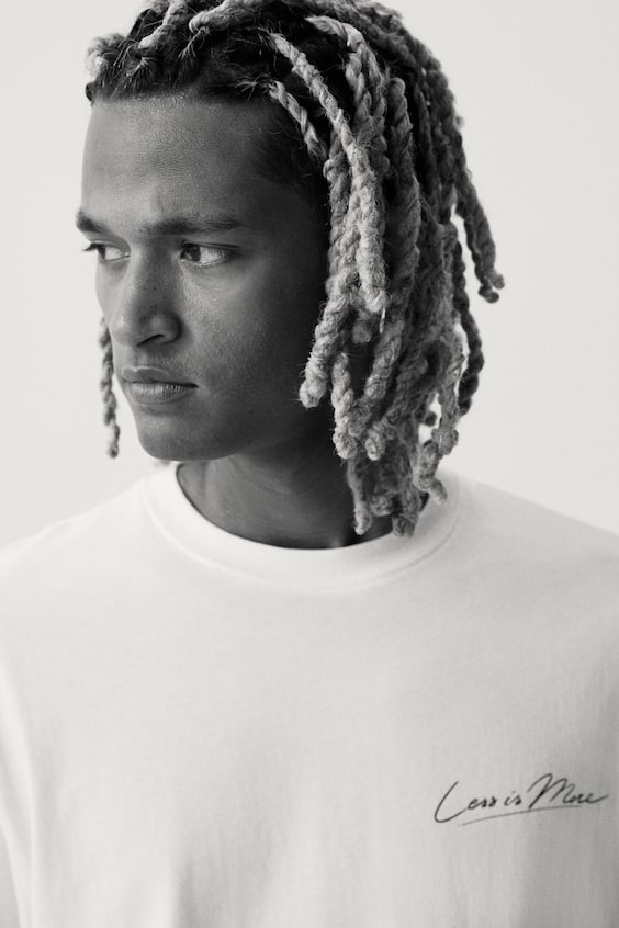 HM Bedrucktes T-Shirt In Loose Fit