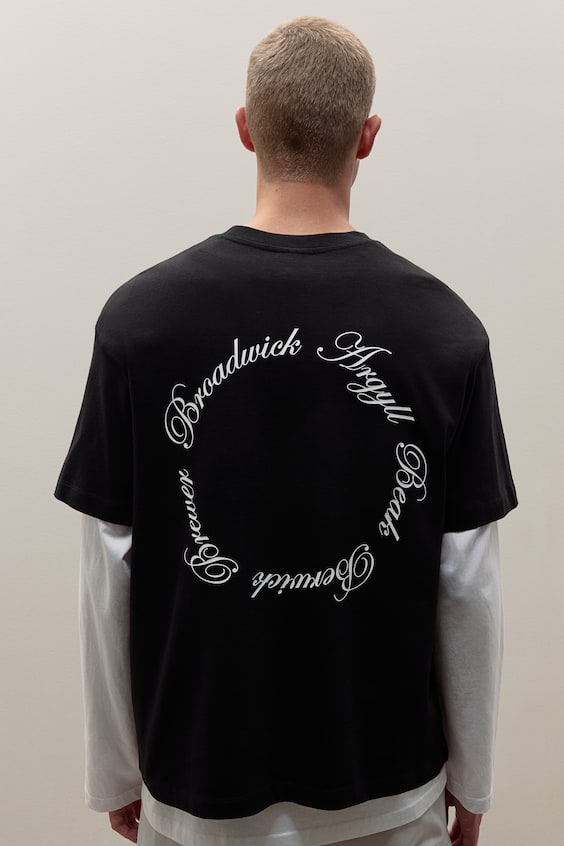 HM Bedrucktes T-Shirt In Loose Fit