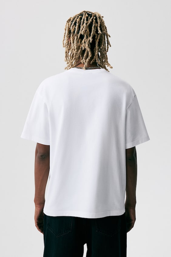 HM Bedrucktes T-Shirt In Loose Fit