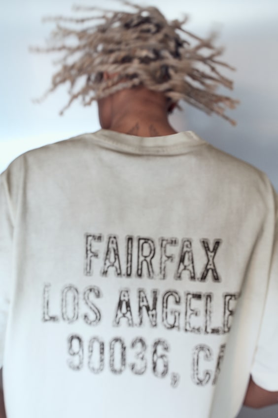 HM Bedrucktes T-Shirt In Oversized Fit