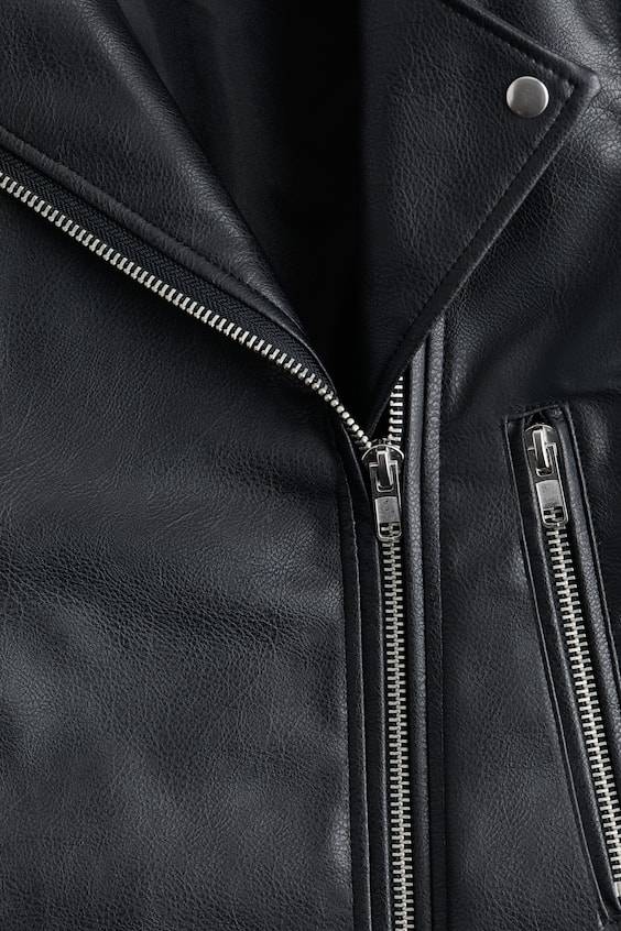 HM Beschichtete Bikerjacke