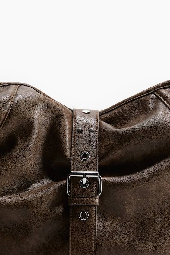 HM Beschichtete Crossbody-Tasche