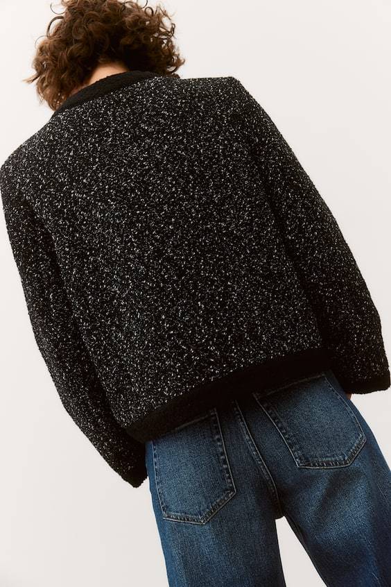 HM Blazer Aus Strukturstoff