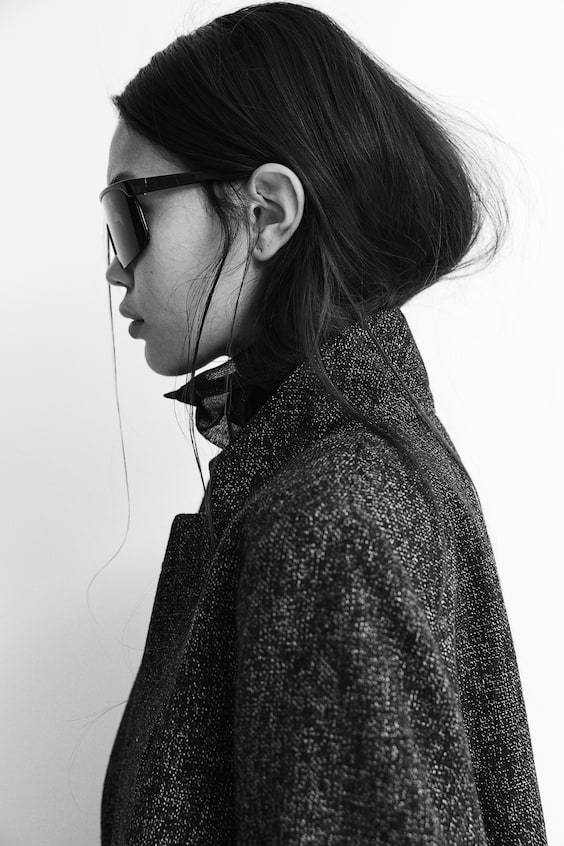 HM Blazer Mit Gerafften Ärmeln