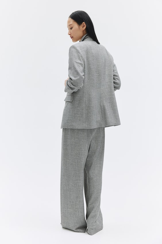 HM Blazer Mit Gerafften Ärmeln