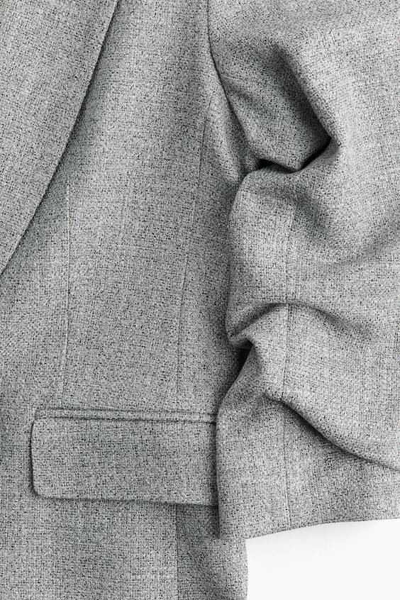 HM Blazer Mit Gerafften Ärmeln