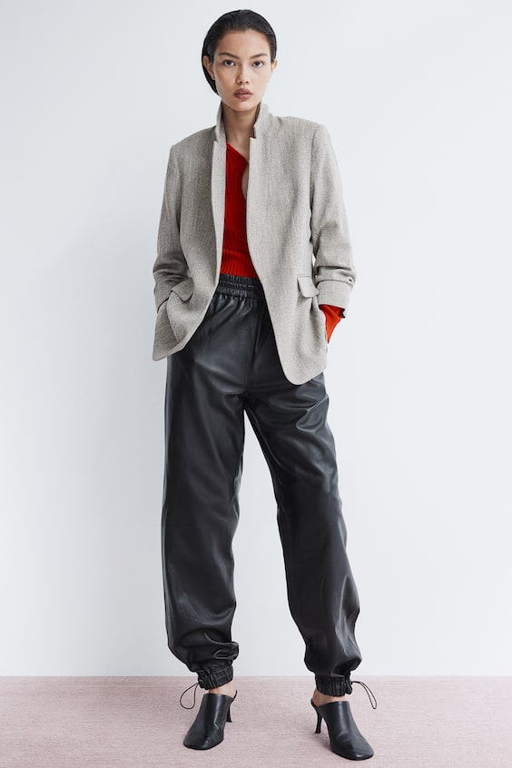 HM Blazer Mit Gerafften Ärmeln