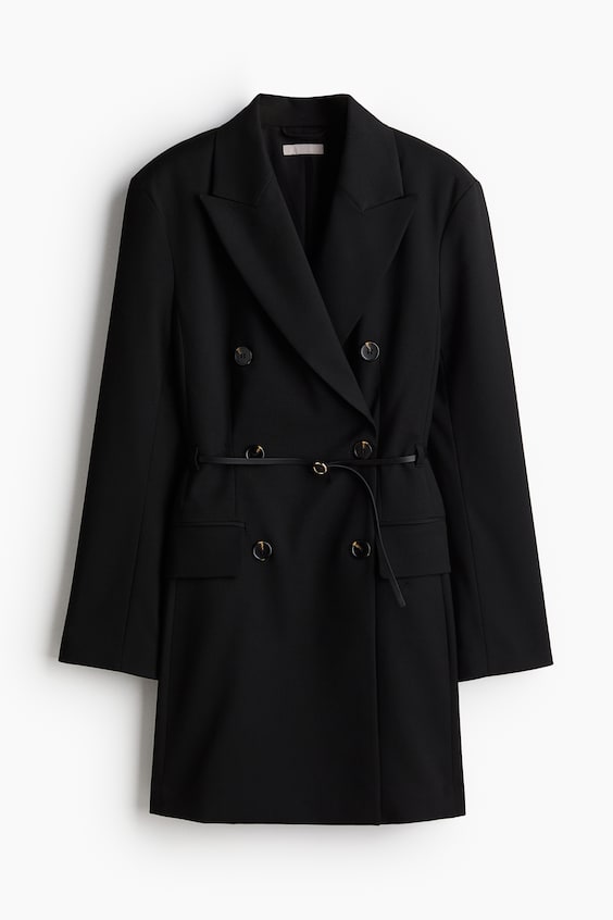 HM Blazerkleid Mit Gürtel