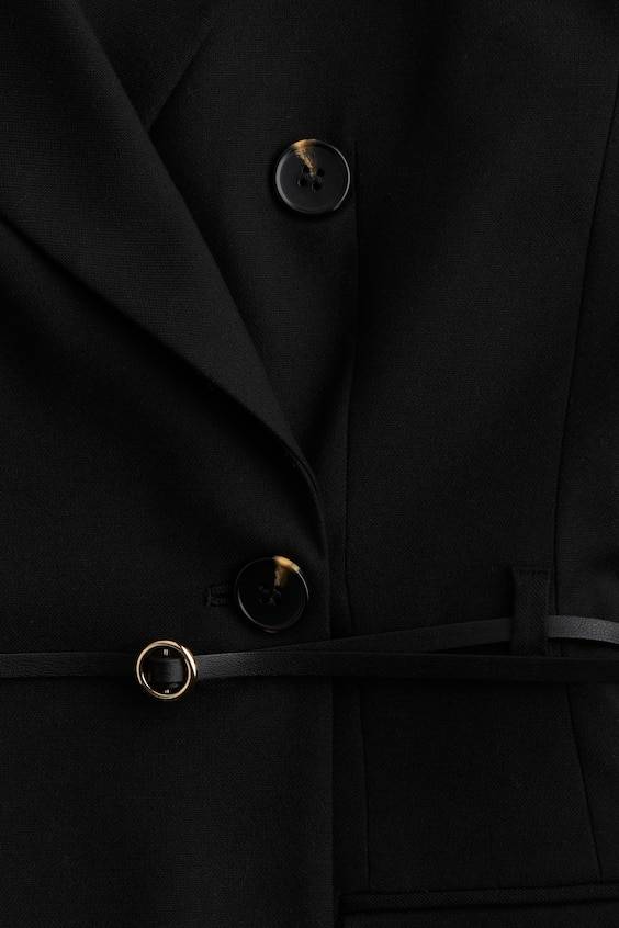 HM Blazerkleid Mit Gürtel