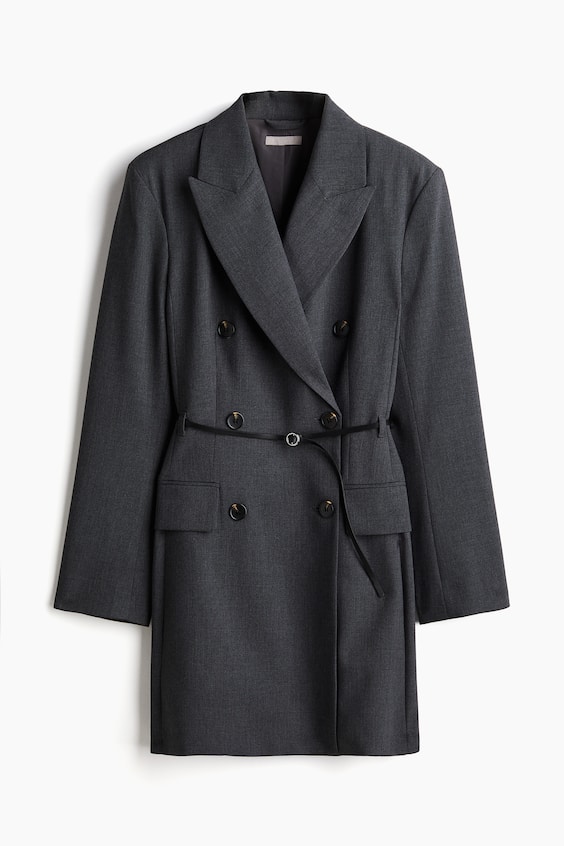 HM Blazerkleid Mit Gürtel