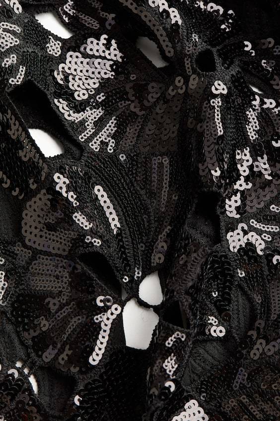 HM Bleistiftrock mit Pailletten