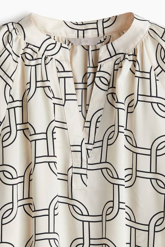 HM Bluse Mit Ballonärmeln