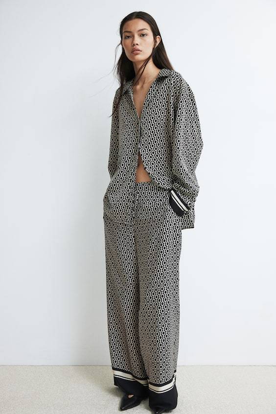 HM Bluse Mit Langarm