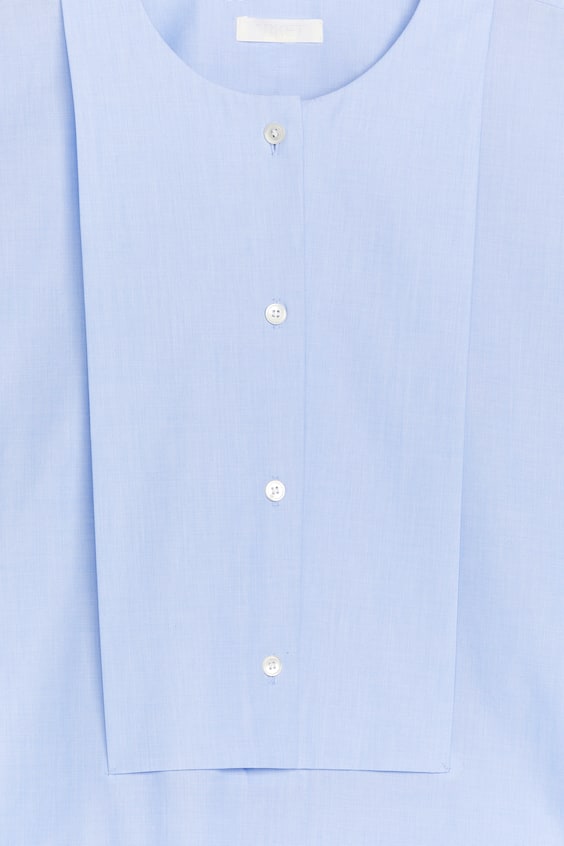 HM Bluse Mit Latzeinsatz Aus Baumwolle