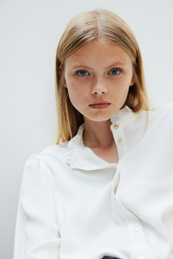 HM Bluse Mit Volants