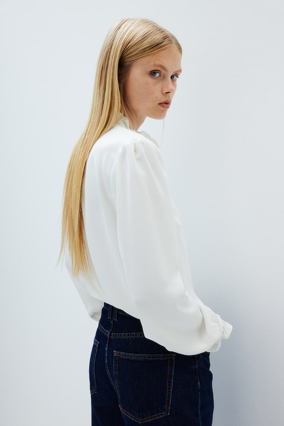 HM Bluse Mit Volants