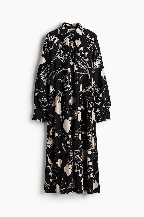 HM Blusenkleid In Midi-Länge