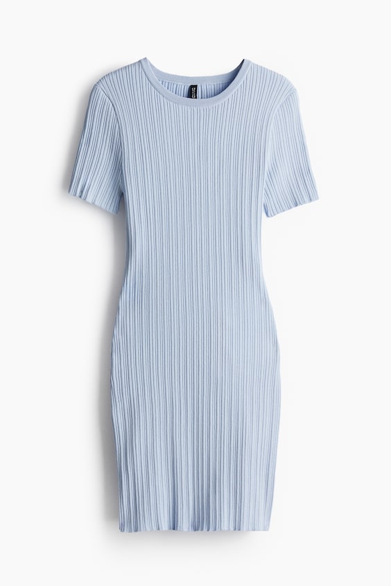 HM Bodycon-Kleid In Rippstrick