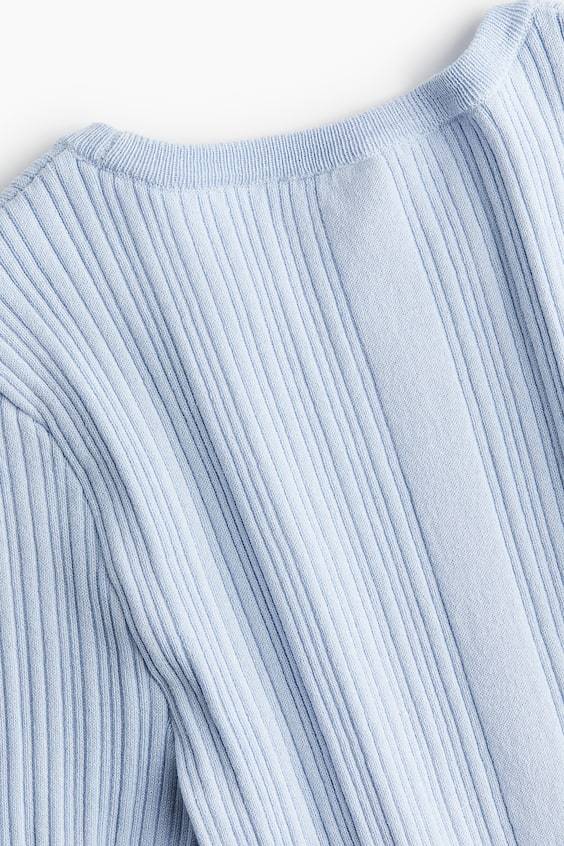 HM Bodycon-Kleid In Rippstrick