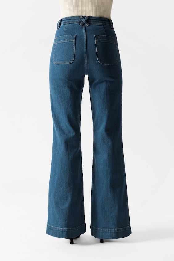 HM Bootcut-Jeans Mit Aufgesetzter Tasche