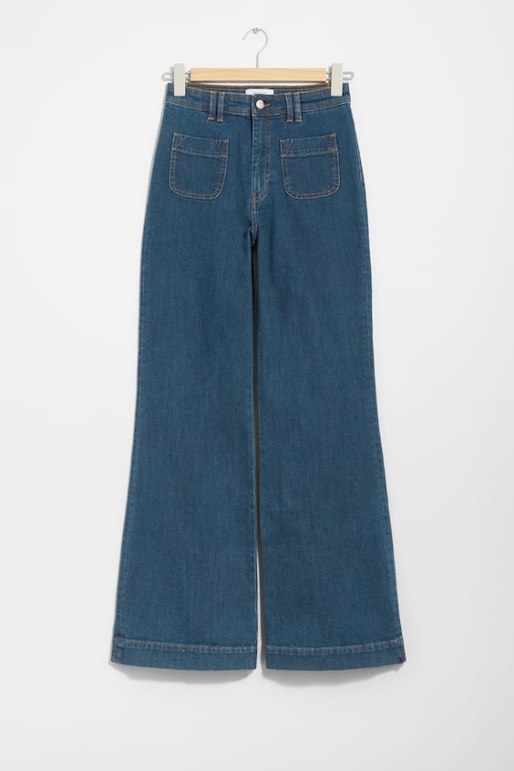 HM Bootcut-Jeans Mit Aufgesetzter Tasche