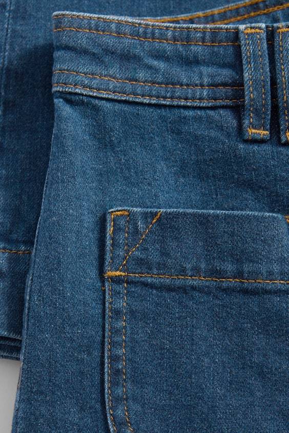 HM Bootcut-Jeans Mit Aufgesetzter Tasche