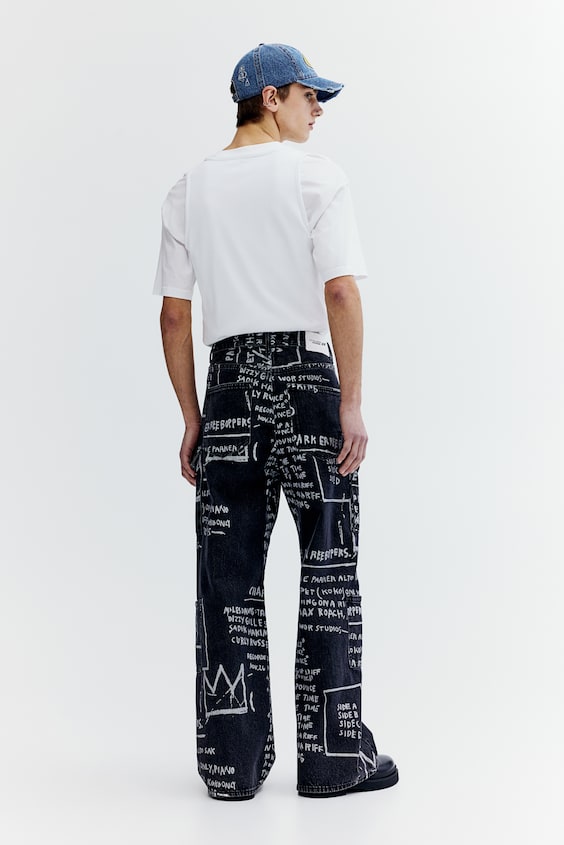 HM Bootcut Loose Cargo Jeans