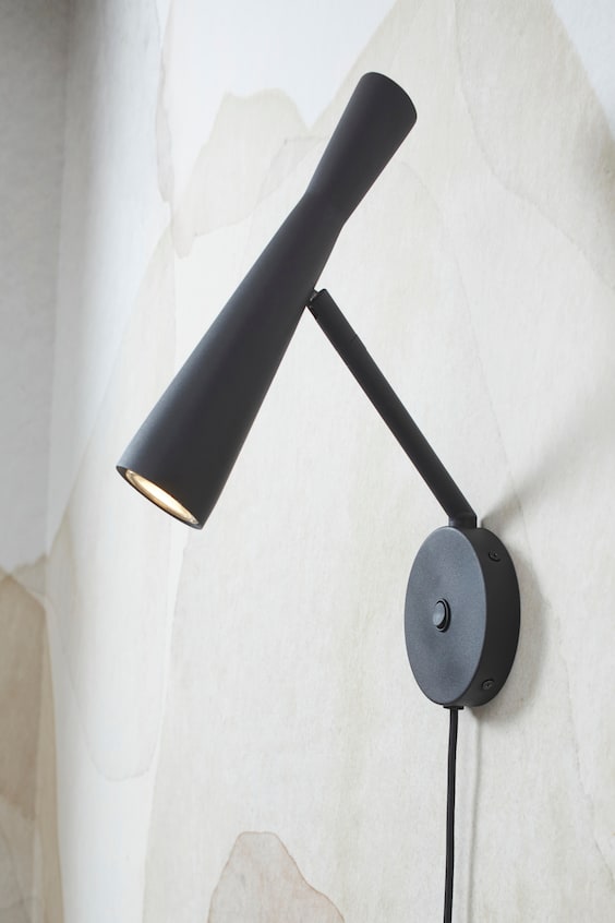 HM Bordeaux Wandleuchte