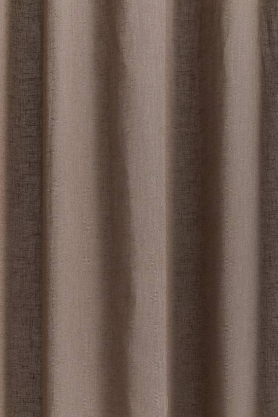 HM Breiter Vorhangschal Aus Leinenmix