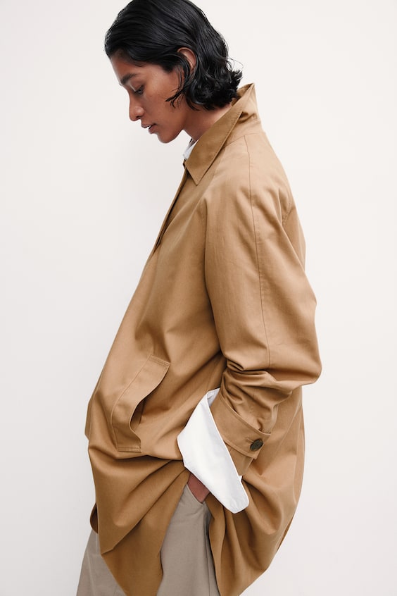 HM Car Coat Aus Twill