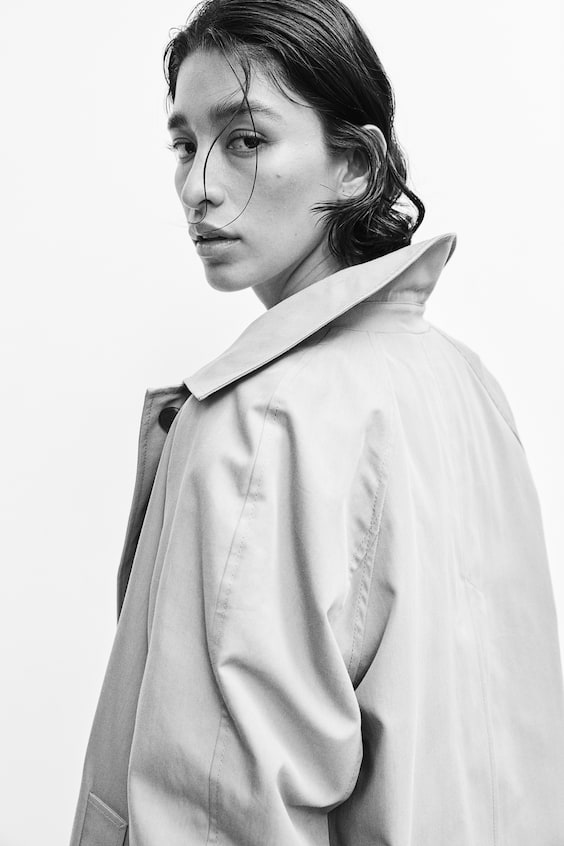 HM Car Coat Aus Twill