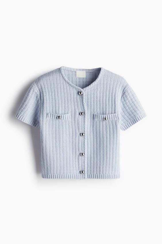 HM Cardigan Aus Strukturstrick