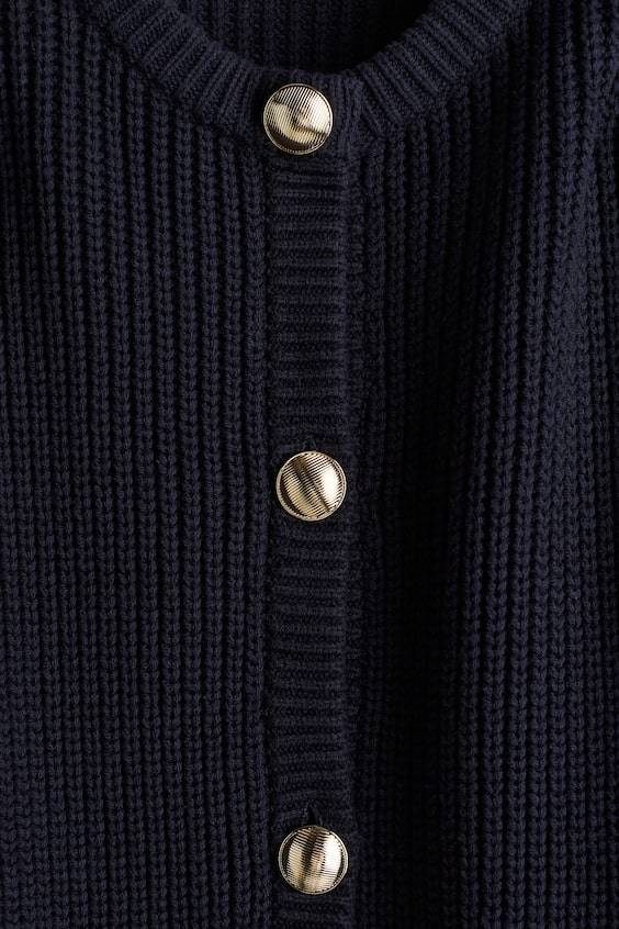 HM Cardigan In Rippstrick