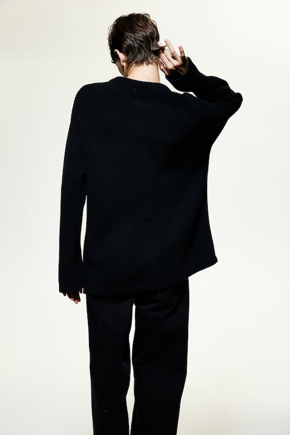 HM Cardigan In Rippstrick