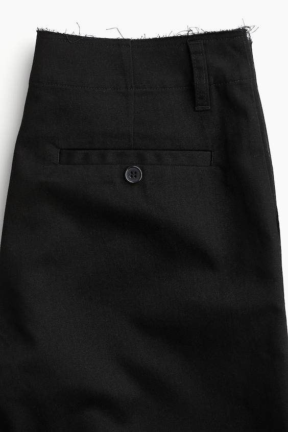 HM Chino Aus Twill Mit Offener Bundkante