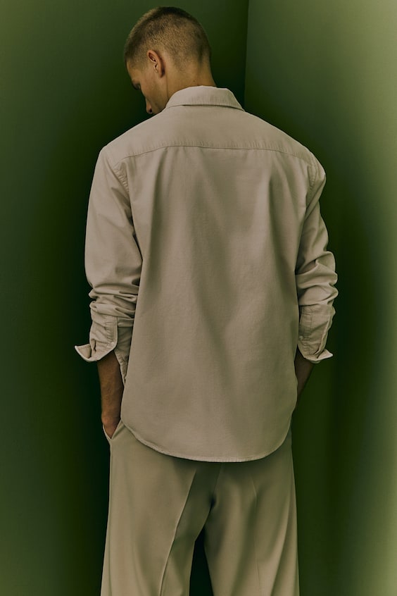 HM Cordhemd In Regular Fit