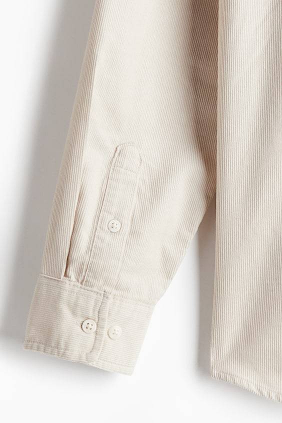 HM Cordhemd In Regular Fit