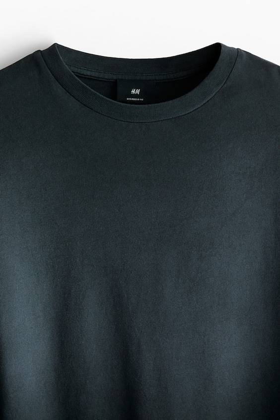 HM Doppellagiges T-Shirt In Oversized Fit