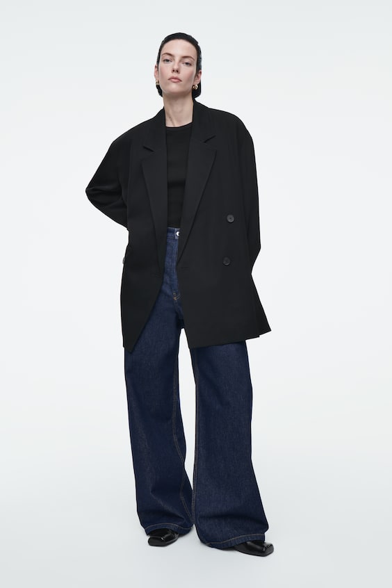 HM DOPPELREIHIGER DRAPIERTER OVERSIZED-BLAZER